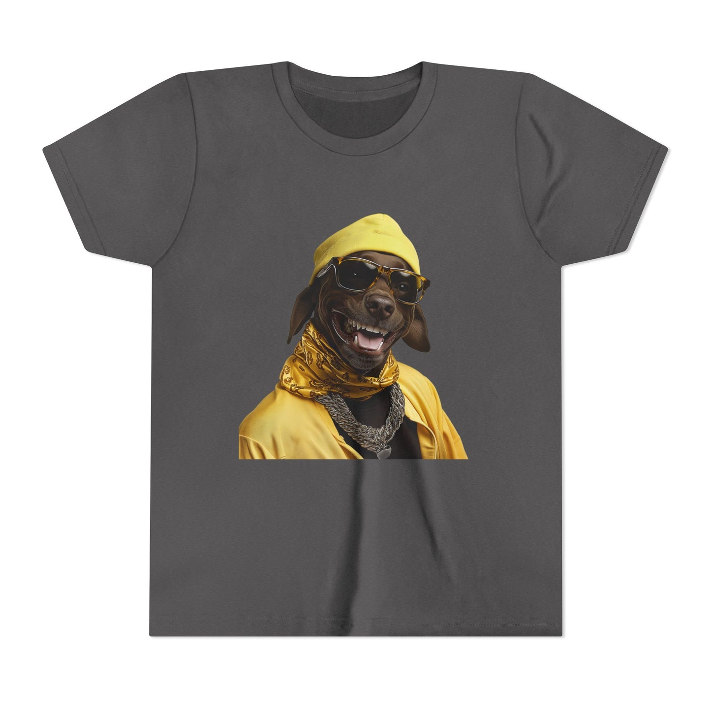 Cool Dog Vibes Youth Short Sleeve Tee - Fun Graphic Tee for Animal Lovers