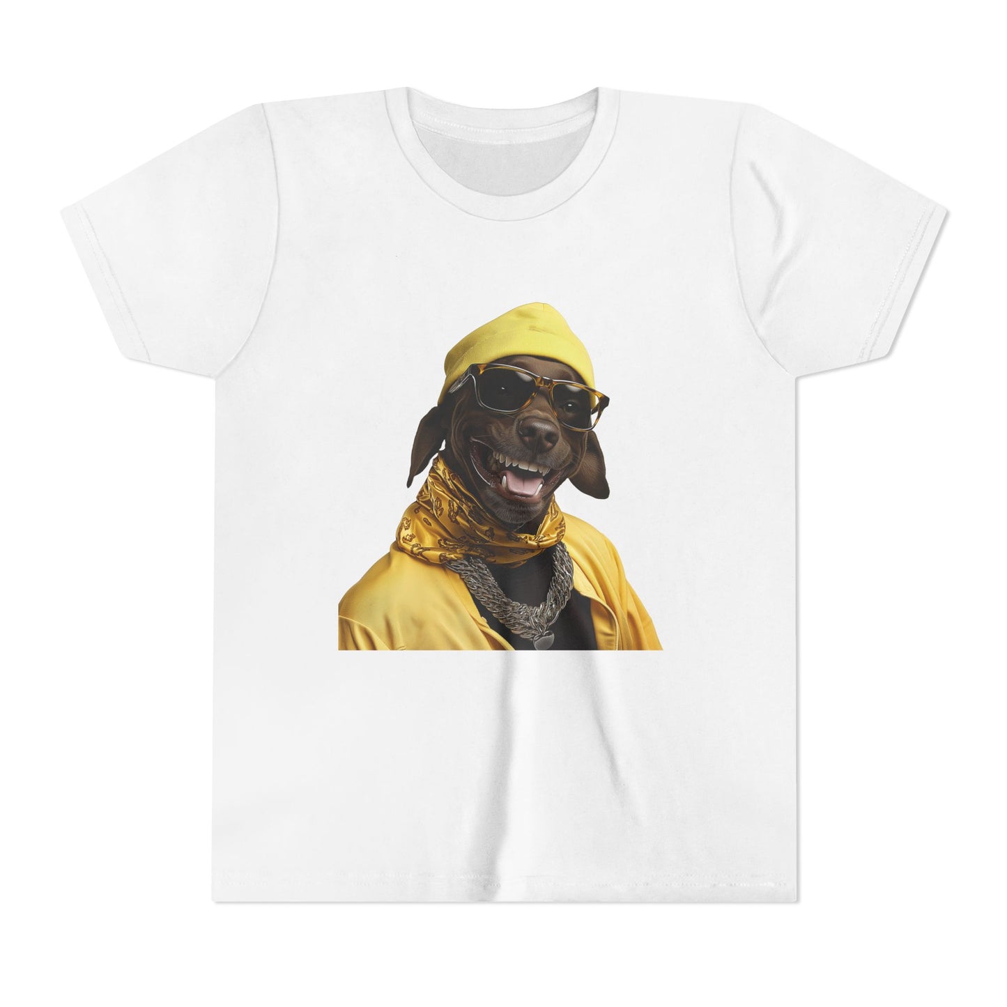 Cool Dog Vibes Youth Short Sleeve Tee - Fun Graphic Tee for Animal Lovers