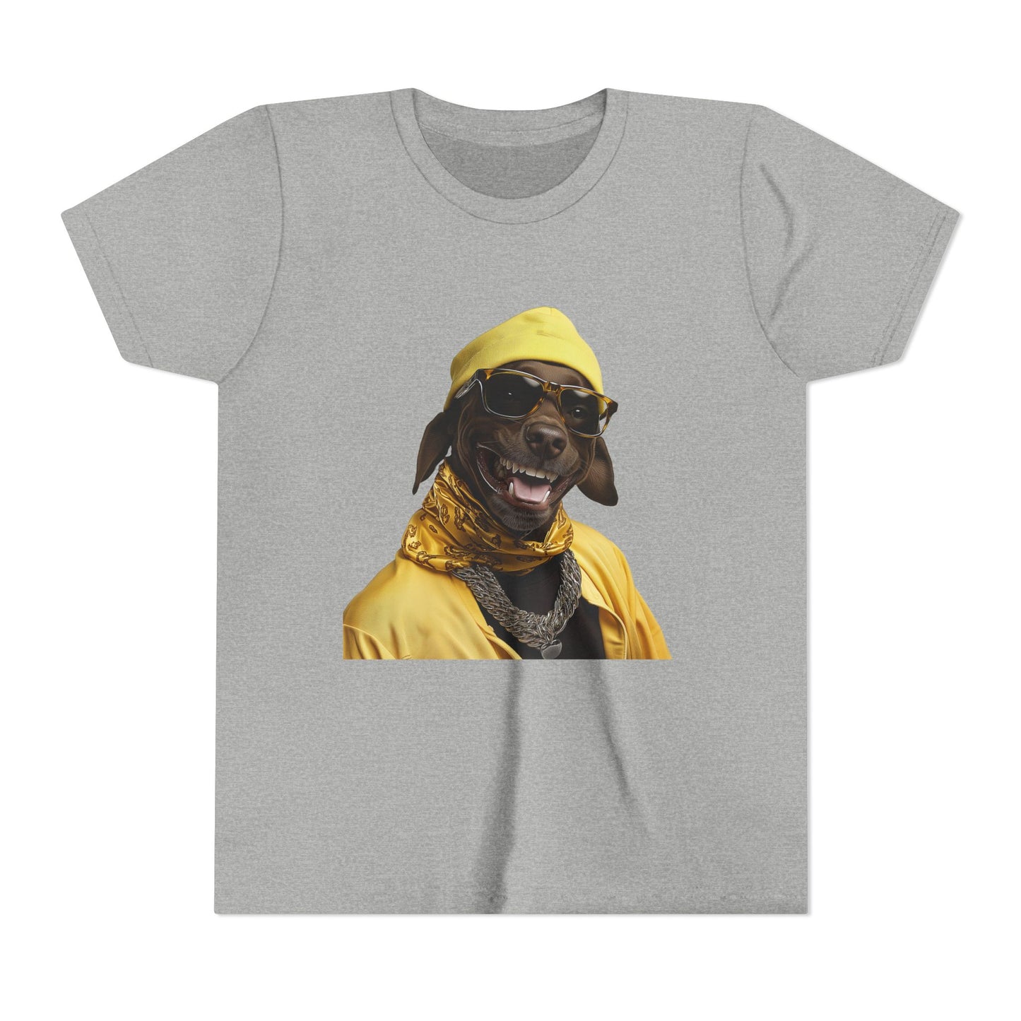 Cool Dog Vibes Youth Short Sleeve Tee - Fun Graphic Tee for Animal Lovers