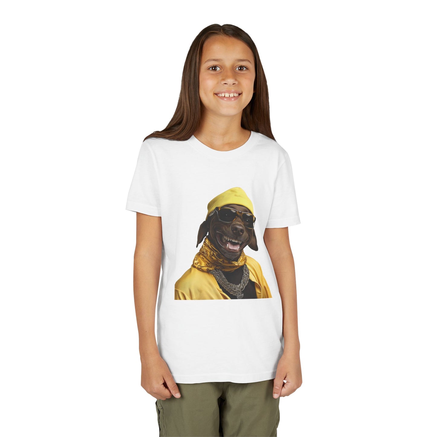 Cool Dog Vibes Youth Short Sleeve Tee - Fun Graphic Tee for Animal Lovers