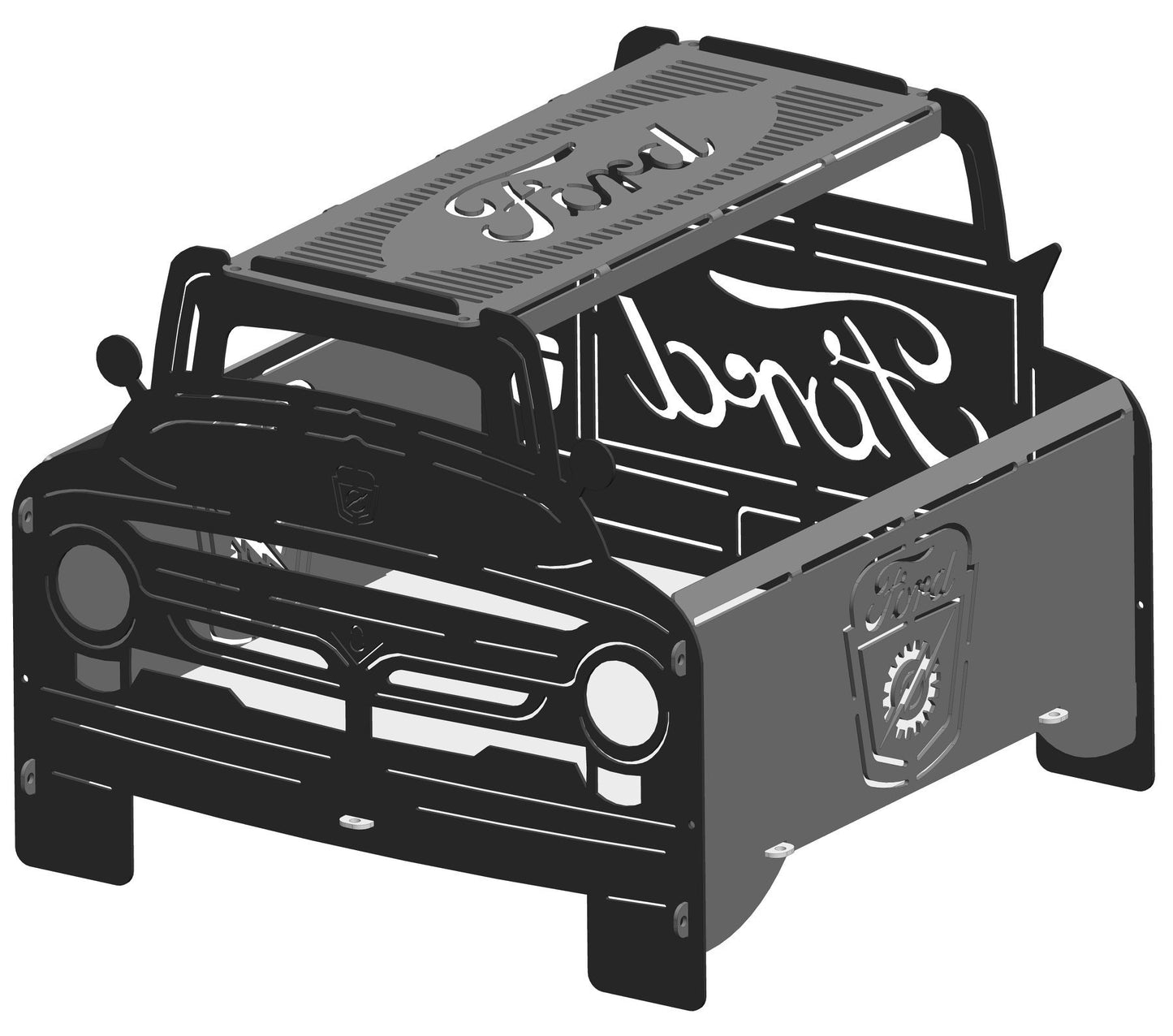 Fire Pit - 4 Sided Collapsible Ford