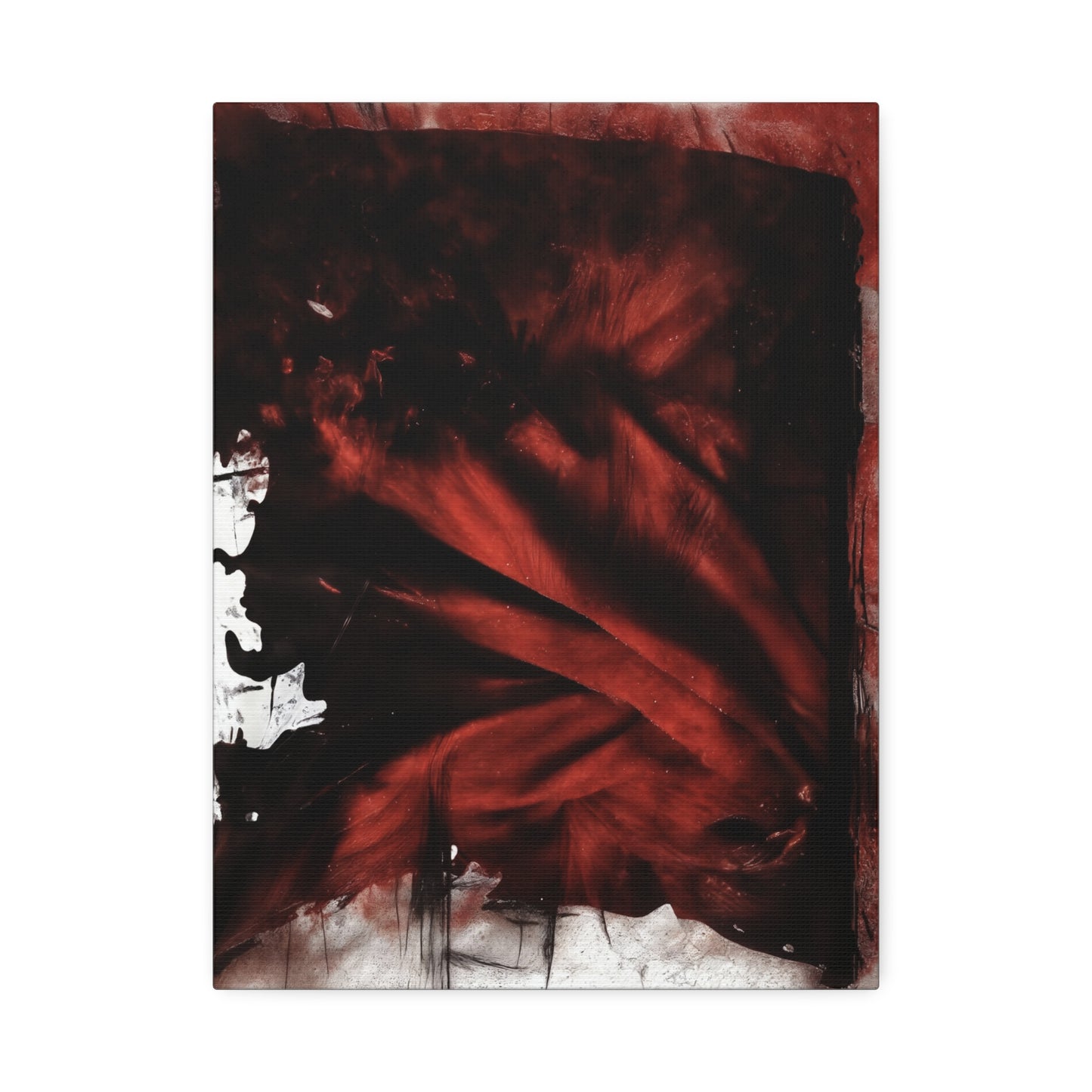 Red Flag 2 on Canvas Stretched, 1.5''