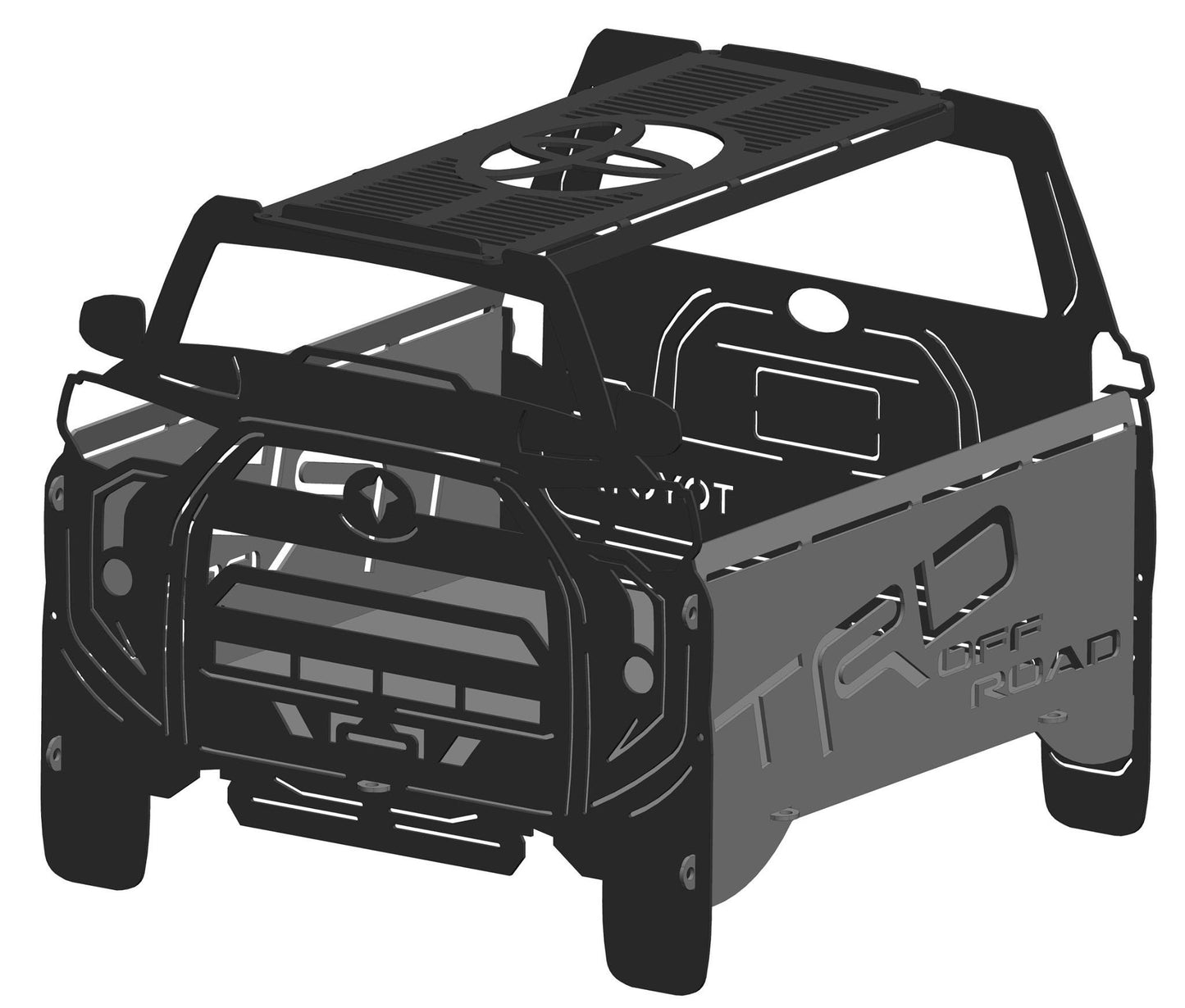 Fire Pit - 4 Sided Collapsible Exotic Vehicles