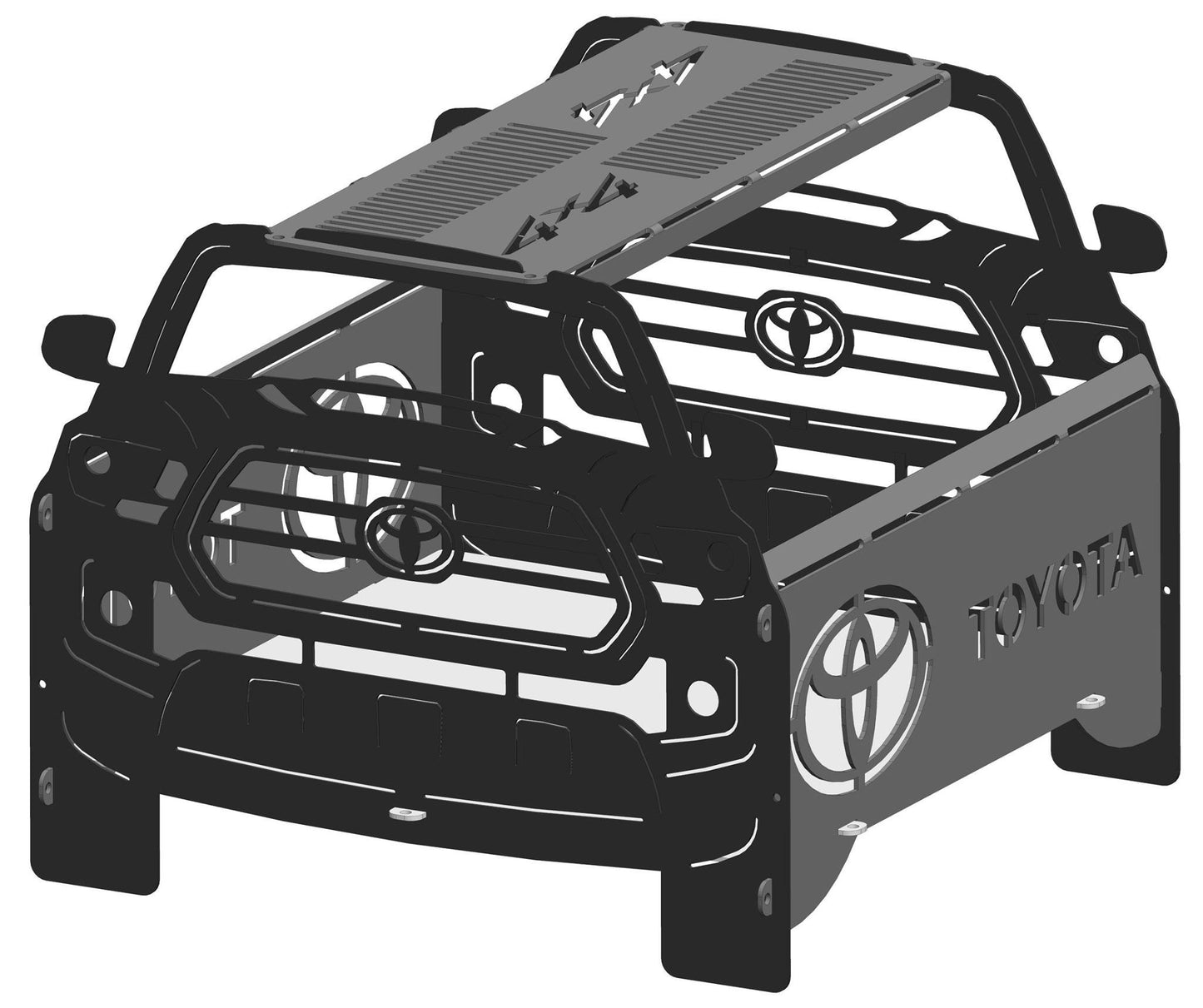 Fire Pit - 4 Sided Collapsible Exotic Vehicles