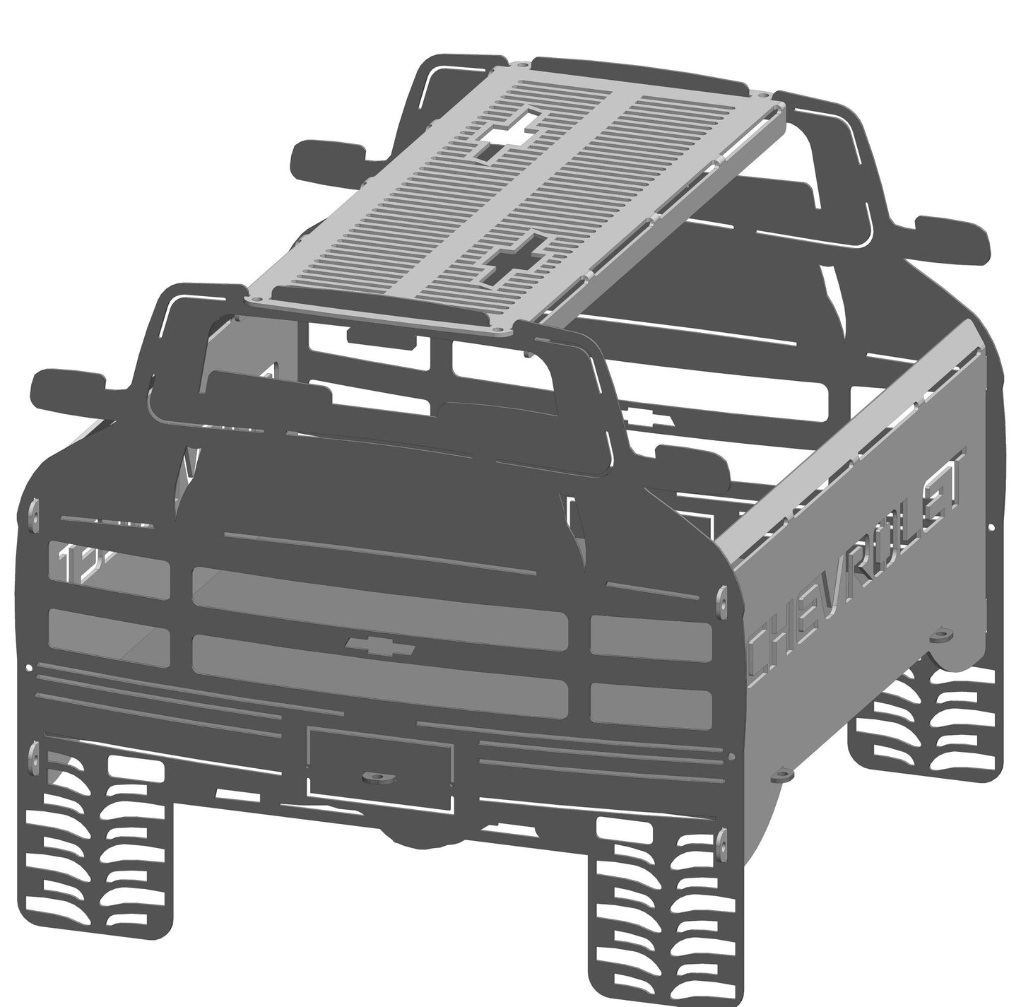 Fire Pit - 4 Sided Collapsible General Motors